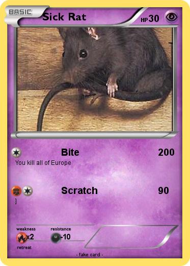 Pokemon Sick Rat