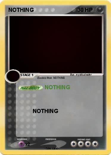 Pokemon NOTHING