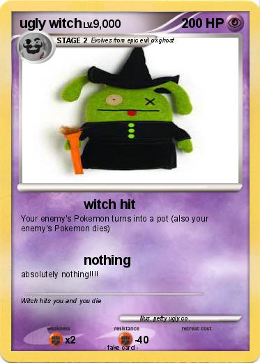 Pokemon ugly witch