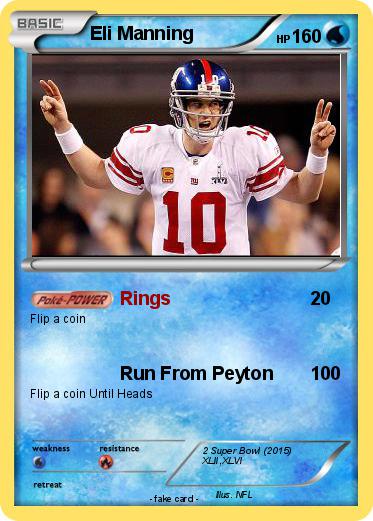 Pokemon Eli Manning