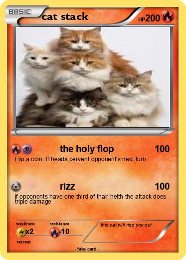 Pokemon cat stack