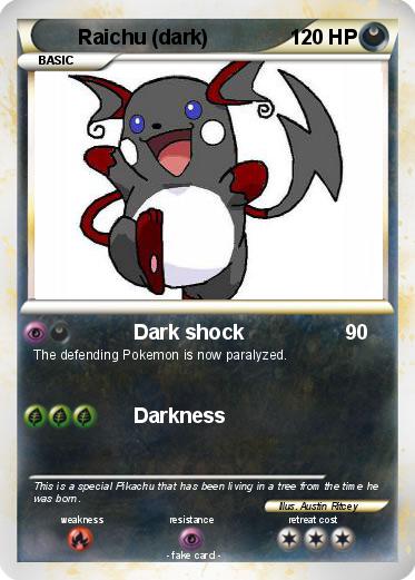 Pokemon Raichu (dark)