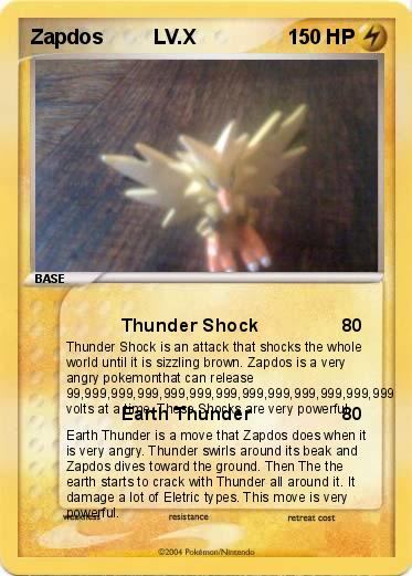 Pokemon Zapdos         LV.X