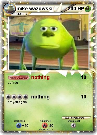 Pokemon mike wazowski
