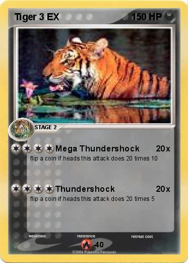 Pokemon Tiger 3 EX 