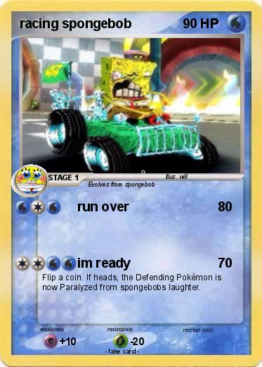 Pokemon racing spongebob