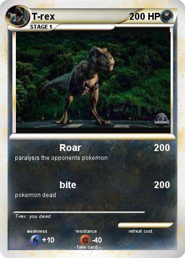 Pokemon T-rex