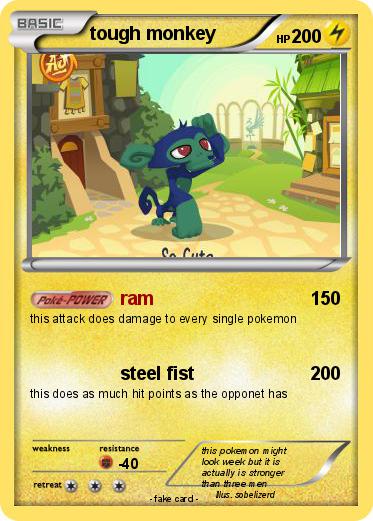 Pokemon tough monkey