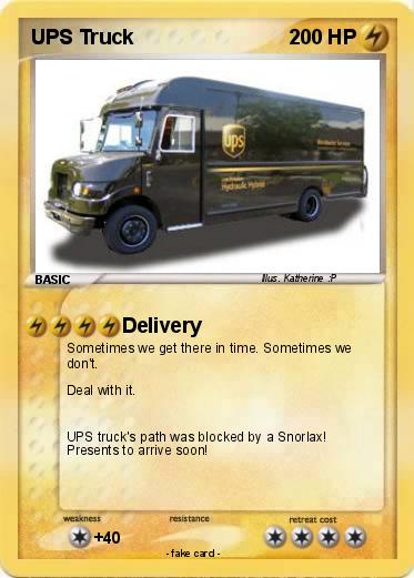 Pokemon UPS Truck