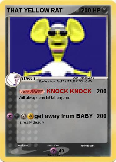 Pokemon THAT YELLOW RAT