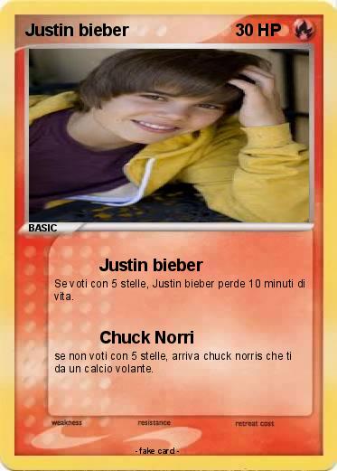 Pokemon Justin bieber