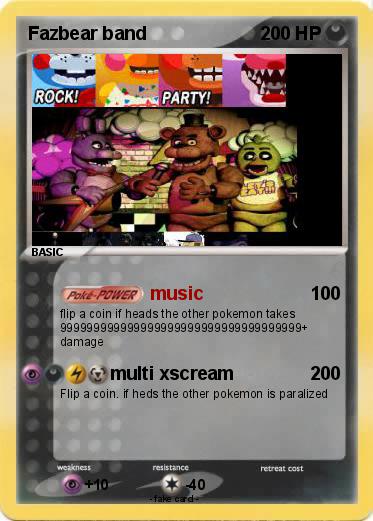 Pokemon Fazbear band
