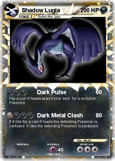 Pokemon Shadow Lugia
