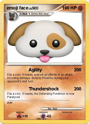 Pokemon emoji face