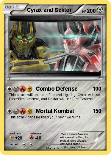 Pokemon Cyrax and Sektor