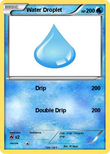 Pokemon Water Droplet