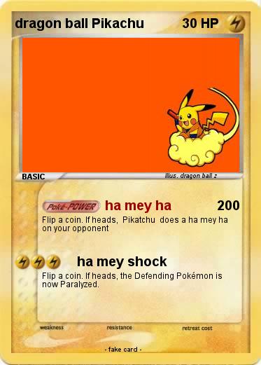 Pokemon dragon ball Pikachu