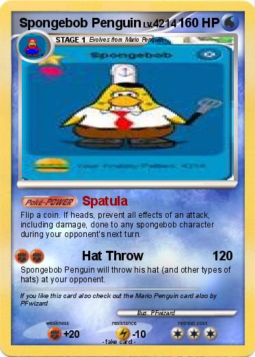 Pokemon Spongebob Penguin