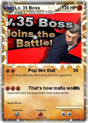 Pokemon Lv. 35 Boss