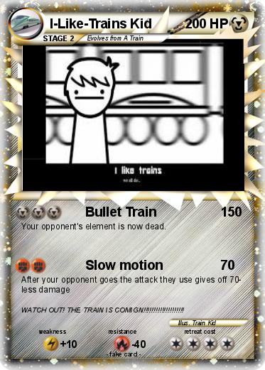 Pokemon I-Like-Trains Kid Pokemon I-Like-Trains Kid