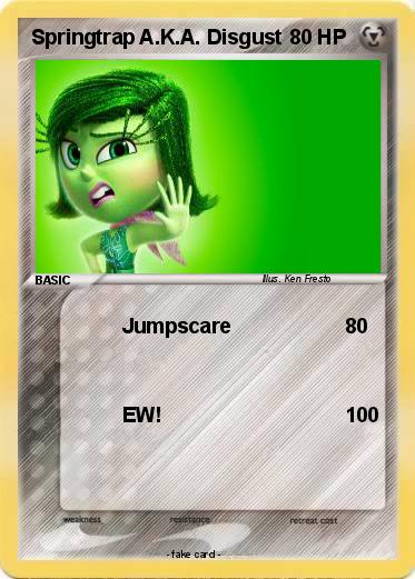 Pokemon Springtrap A.K.A. Disgust