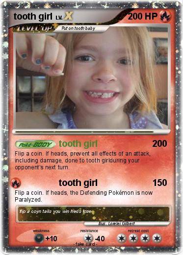 Pokemon tooth girl