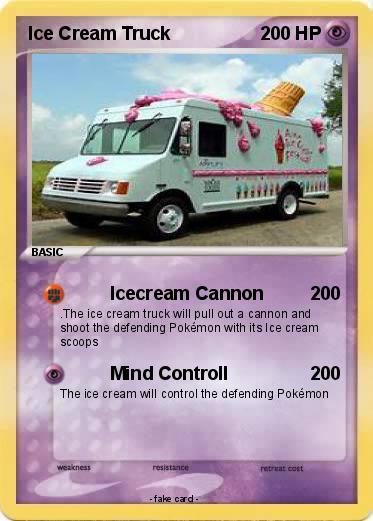 Pokemon Ice Cream Truck