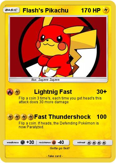 Pokemon Flash's Pikachu