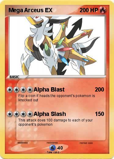Pokemon Mega Arceus EX