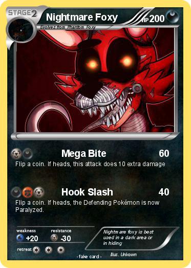 Pokemon Nightmare Foxy