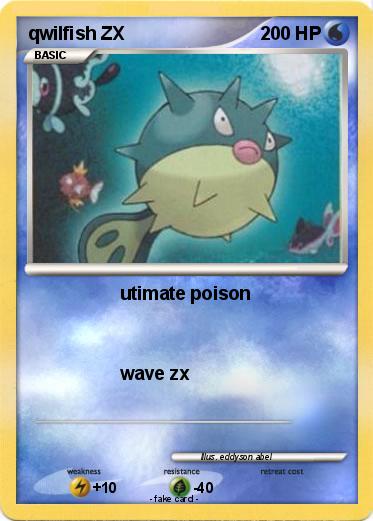 Pokemon qwilfish ZX