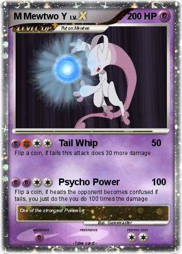 Pokemon M Mewtwo Y