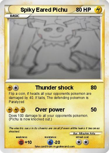 Pokemon Spiky Eared Pichu