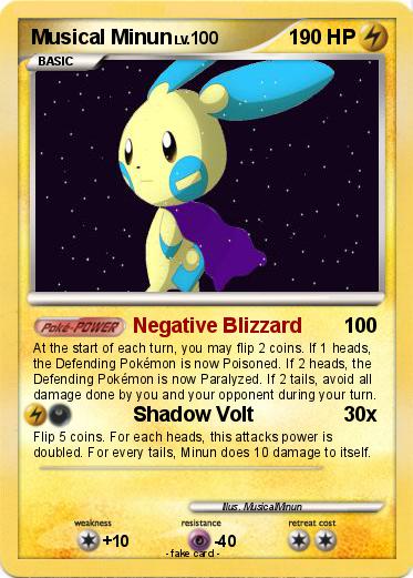 Pokemon Musical Minun