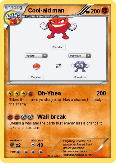 Pokemon Cool-aid man