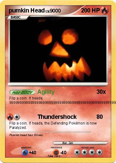 Pokemon pumkin Head