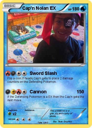 Pokemon Cap'n Nolan EX