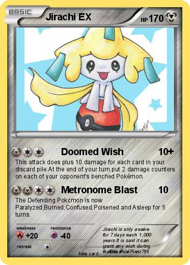 Pokemon Jirachi EX