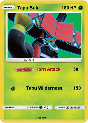 Pokemon Tapu Bulu