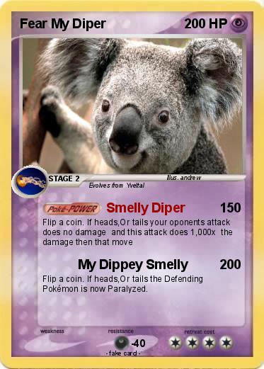 Pokemon Fear My Diper