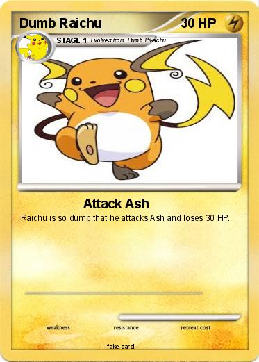 Pokemon Dumb Raichu