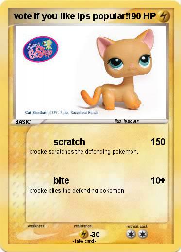Pokemon vote if you like lps popular!