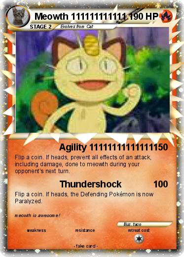 Pokemon Meowth 111111111111
