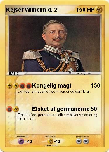 Pokemon Kejser Wilhelm d. 2.