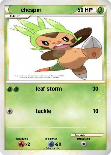 Pokemon chespin