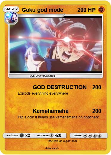 Pokemon Goku god mode