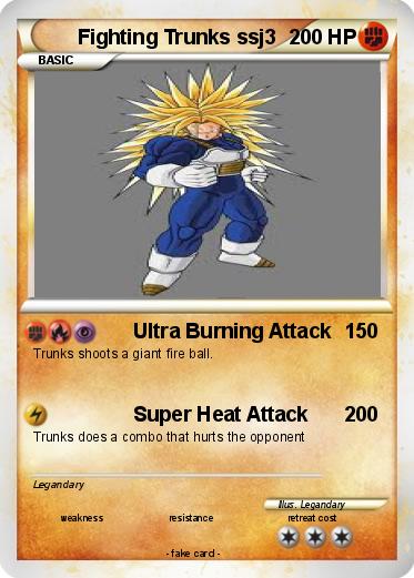 Pokemon Fighting Trunks ssj3 Pokemon Fighting Trunks ssj3