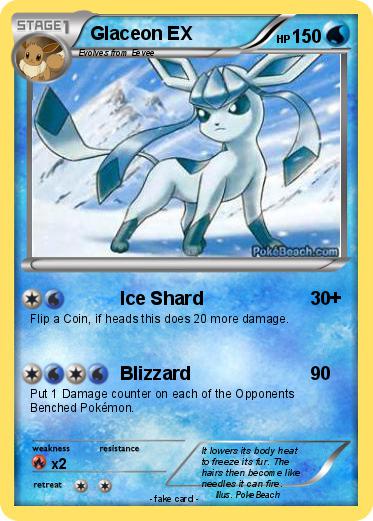 Pokemon Glaceon EX