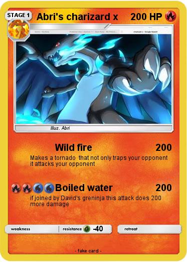 Pokemon Abri's charizard x