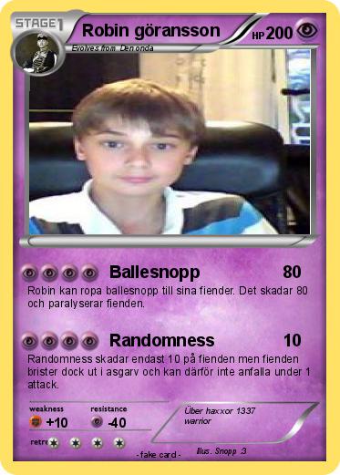 Pokemon Robin göransson